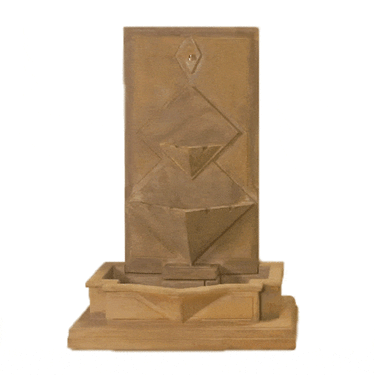 Diamante Wall Outdoor Cast Stone Garden Fountain Fountain Tuscan